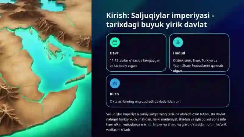 Saljuqiylar davlati: O'rta asrlarning buyuk imperiyasi 2