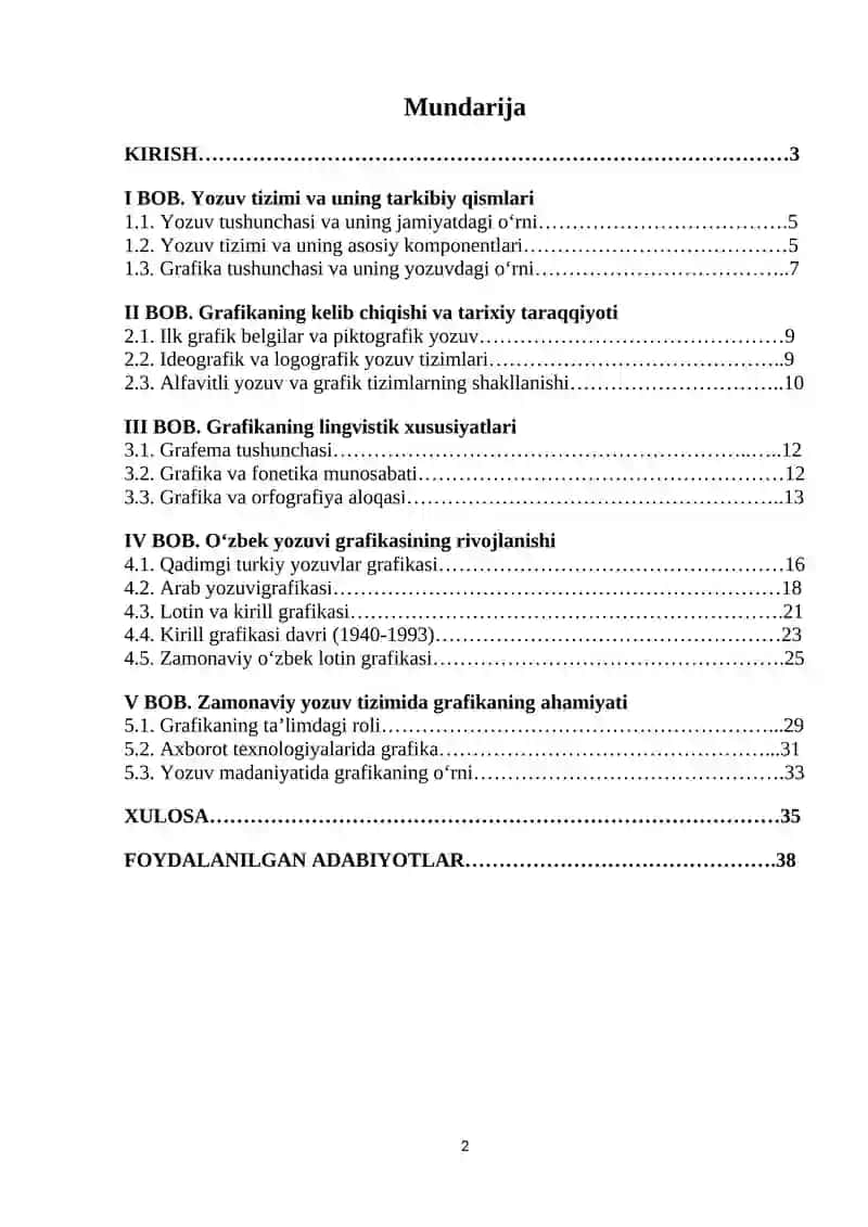 Grafika – yozuv tizimining birinchi kompanenti 2