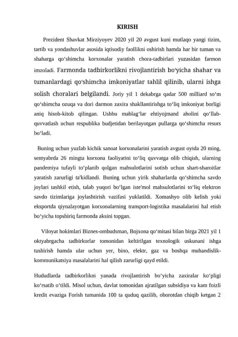 Korxona daromadlari va foydasini maksimallashtirish 2
