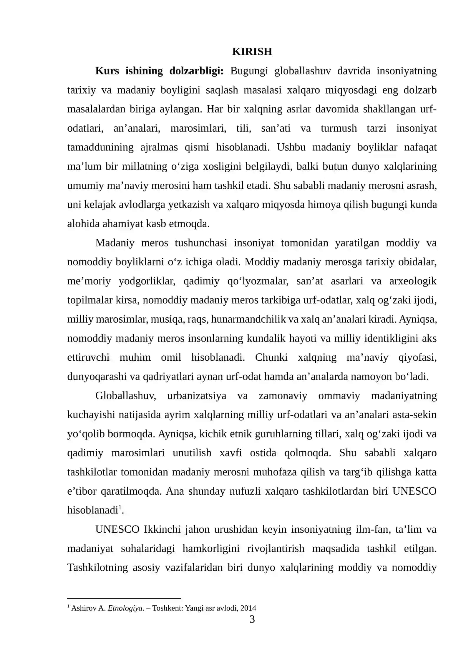 MADANIY MEROS VA YUNESKO DUNYO XALQLARINING URF-ODATLARINING HIMOYASI 2