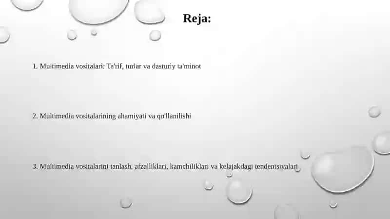 Multimedia vositalarivaularningahamiyatio‘rganish 2