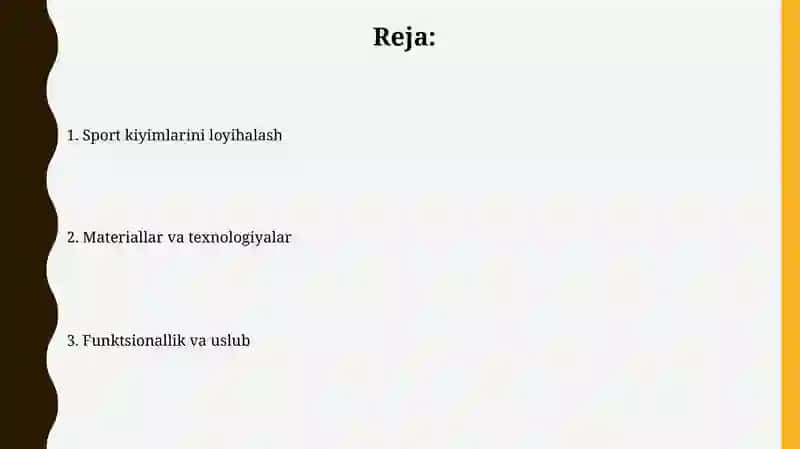 Sport kiyimlari dizayni 2