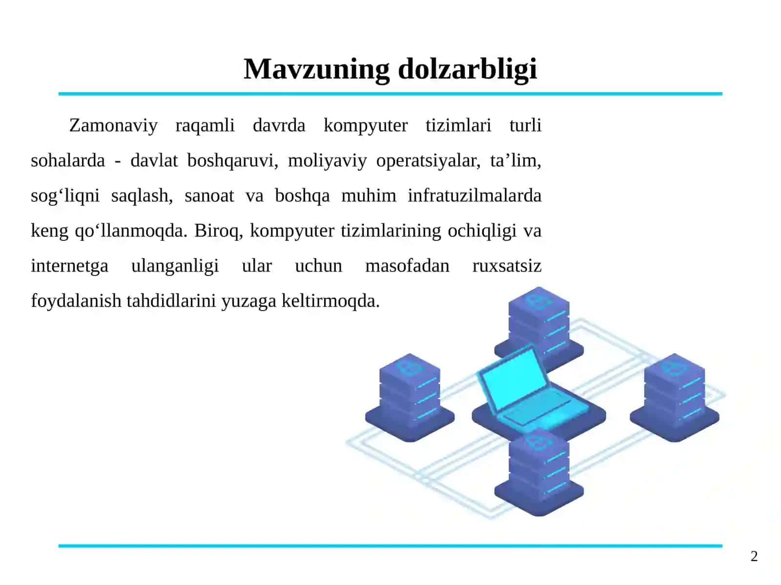 Kompyutertizimlarida masofadan ruxsatsiz foydalanishlarni aniqlash algoritmlarining qiyosiy tahlili 2