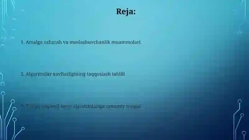 Xorijiy davlatlarning elektron raqamli imzo algoritmlari tahlili 2