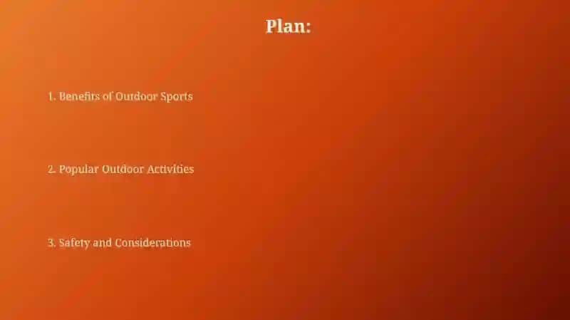 Benefits of Outdoor Sports 2