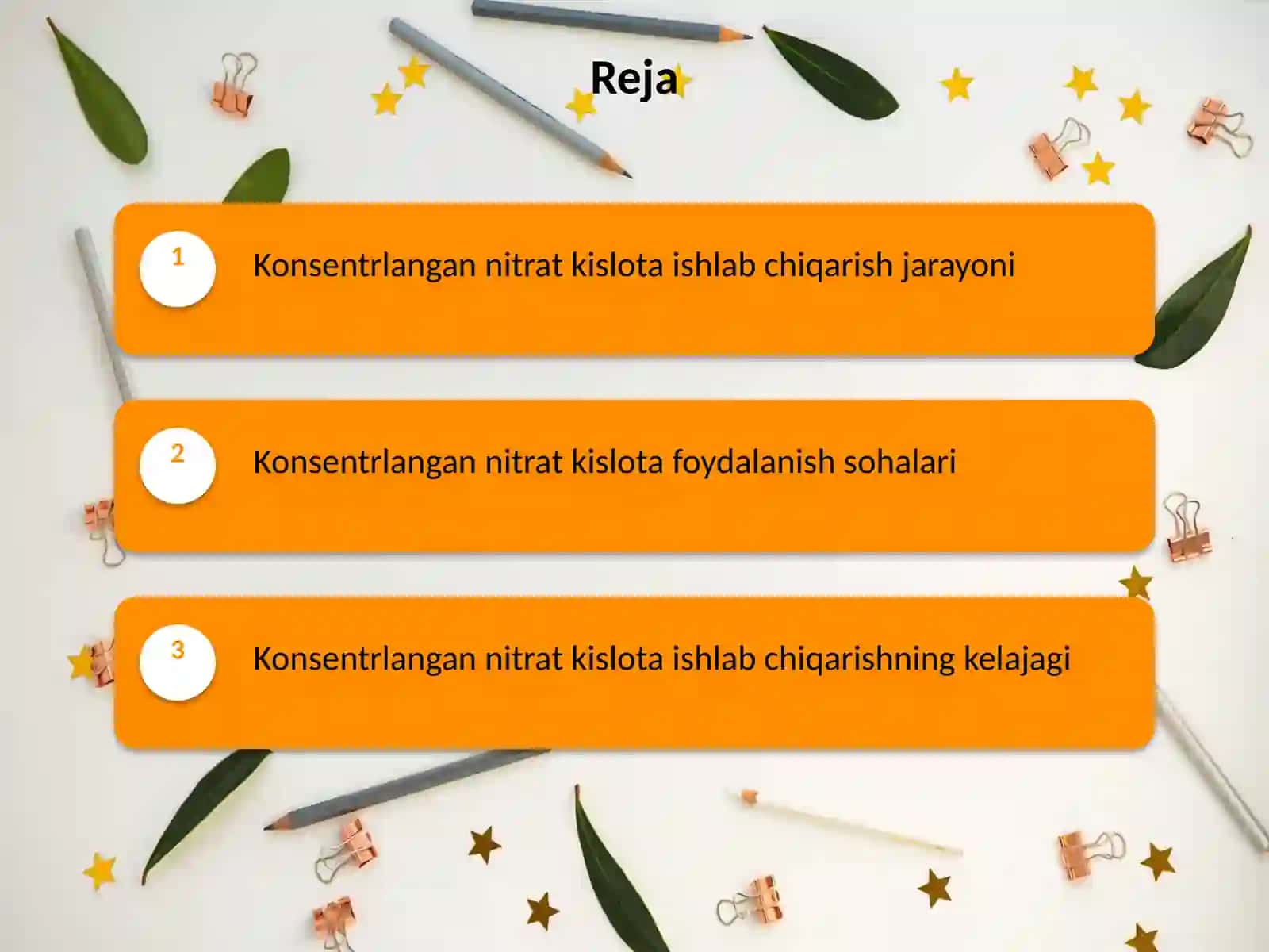Konsentrlangan nitrat kislota ishlab chiqarish jarayoni 2