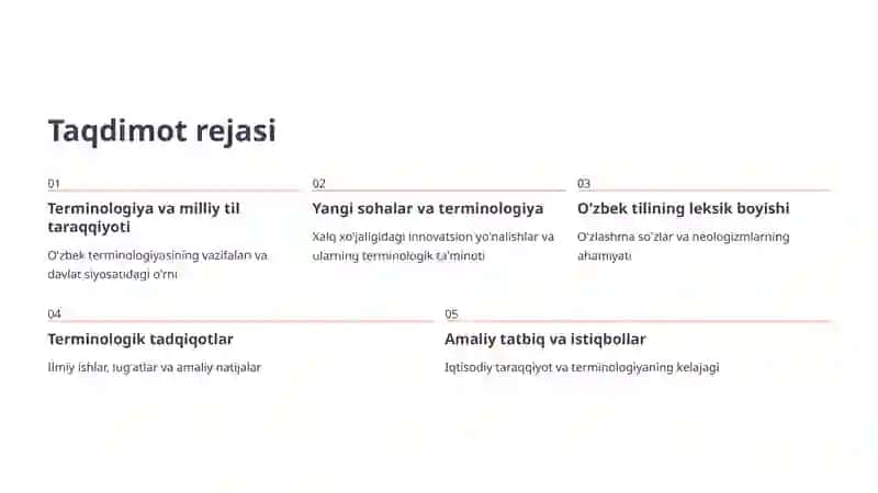Xalq xo‘jaligidagi yangi sohalarning o‘zbek terminologiyasi rivojidagi roli 2