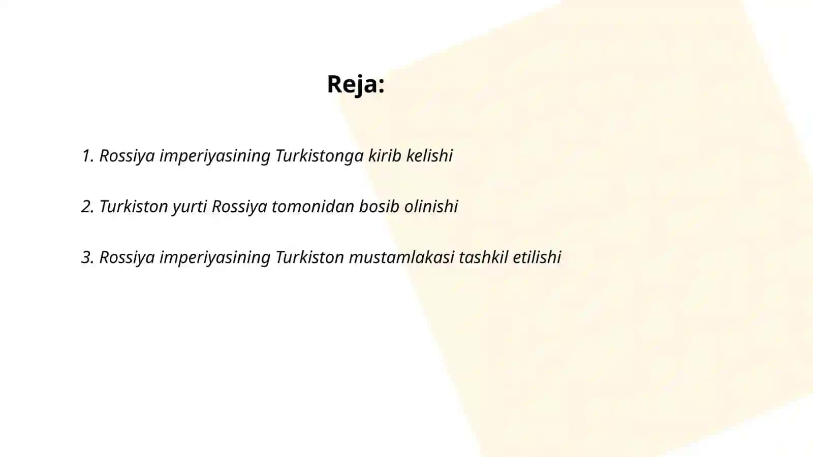 Turkistonda Rossiya imperiyasi mustamlaka boshqaruv tizimining qaror topishi 2