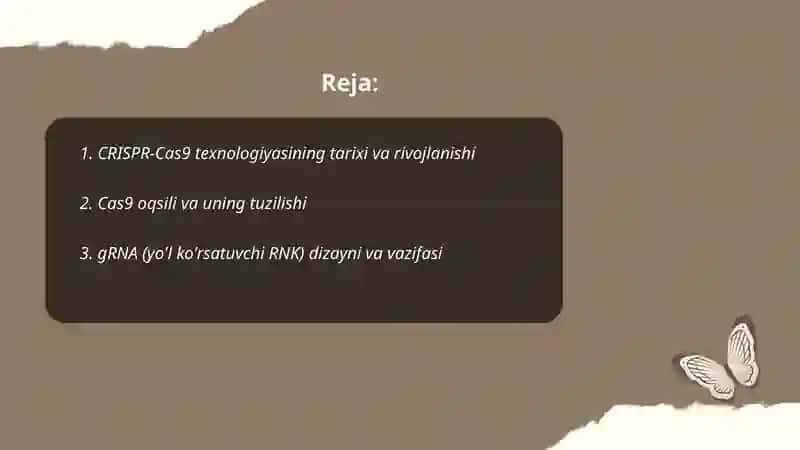 CRISPR CAS 9 texnologiyasi 2