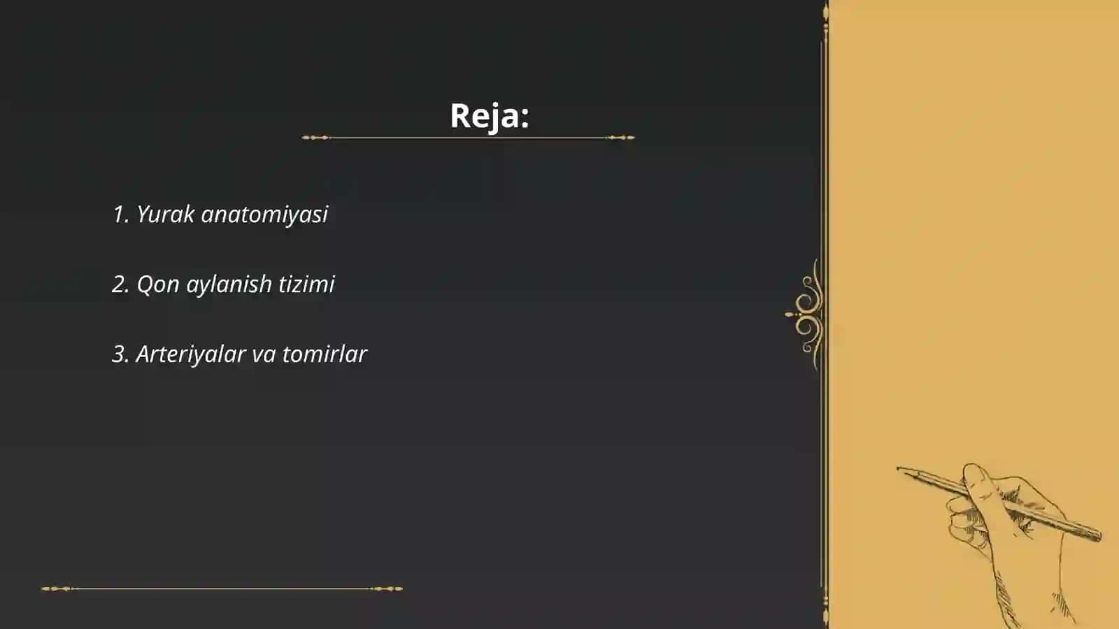 Qon tomirlar sistemasi turlari joylanishi. Katta va kichik qon aylanish doirasi 2