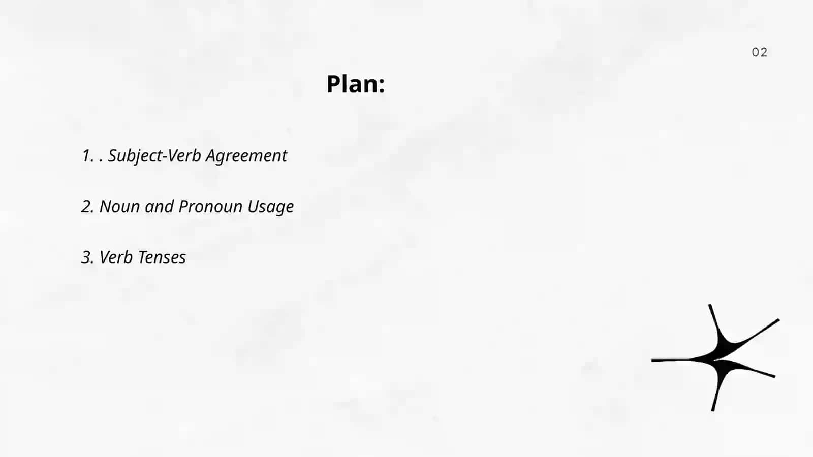 Subject-Verb Agreement 2