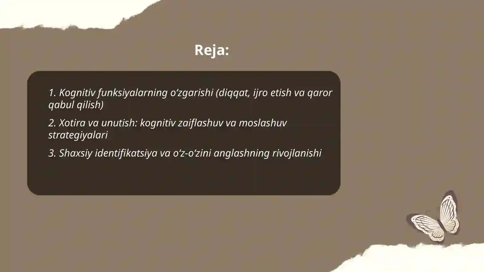 Yetuklik va keksalik davrining psixologik xususiyatlari 2