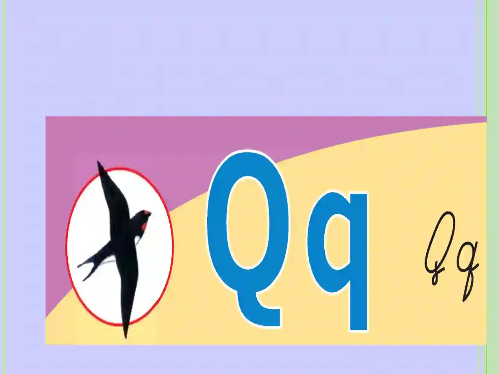 1-sinf yozuv fanidan Qq harfini o’rganish uchun taqdimoti 2
