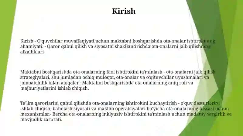 Maktab Boshqaruvida Ota-Onalarning Faol Ishtirokini Ta'Minlash 2