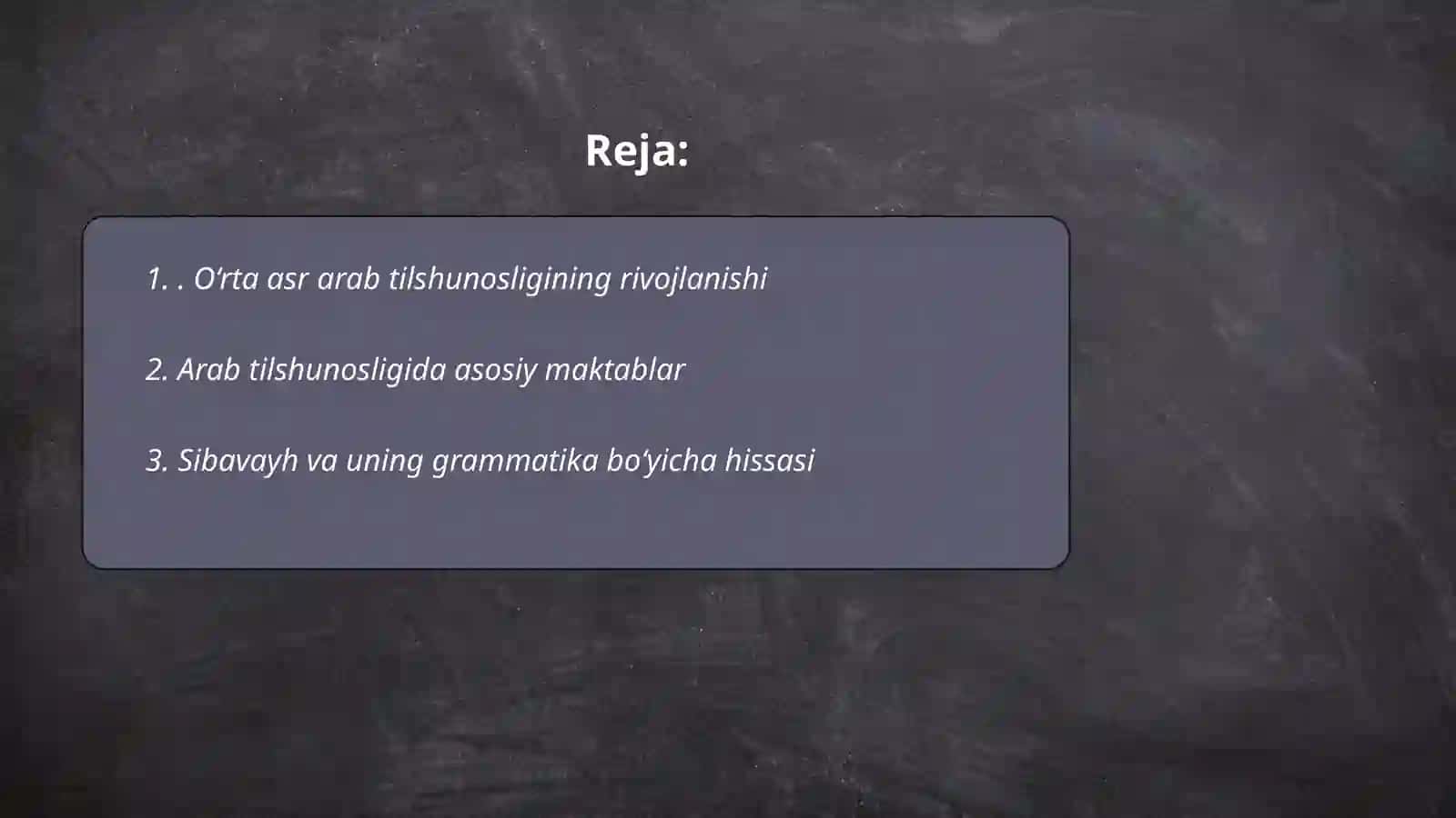 Arab Tilshunosligi va Yevropa Tilshunosligi 2