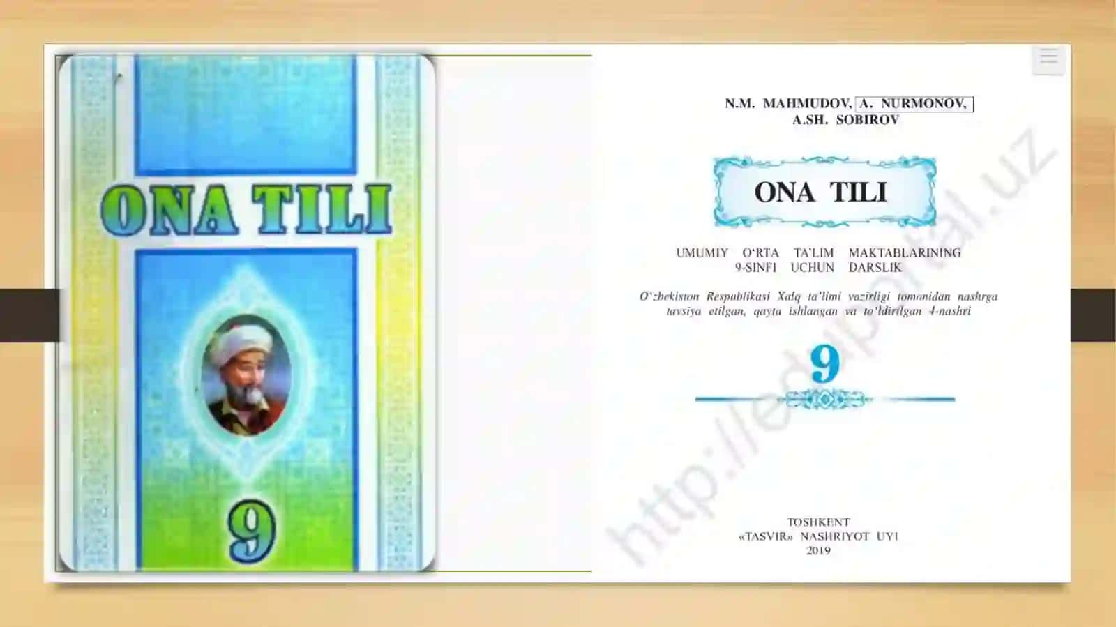 9-sinf ona tili darsligi 2