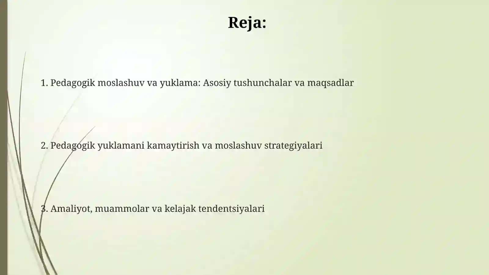 Pedagogik adaptatsiya va pedagogik nagruska 2