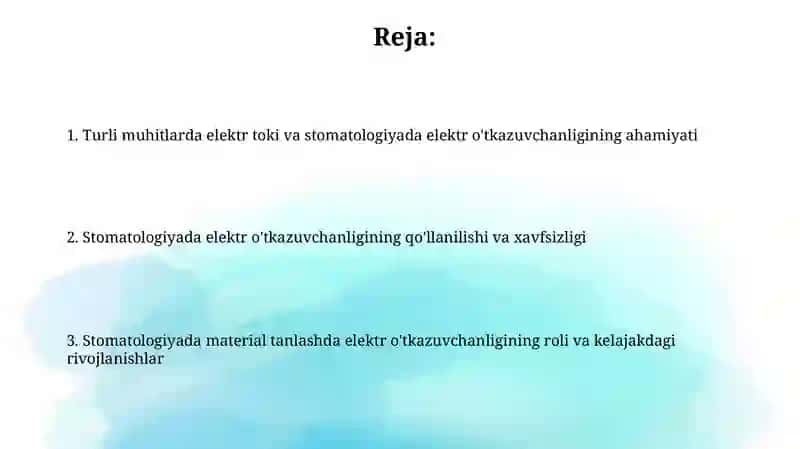 Elektr tokining turli muhitdagi tabiati 2
