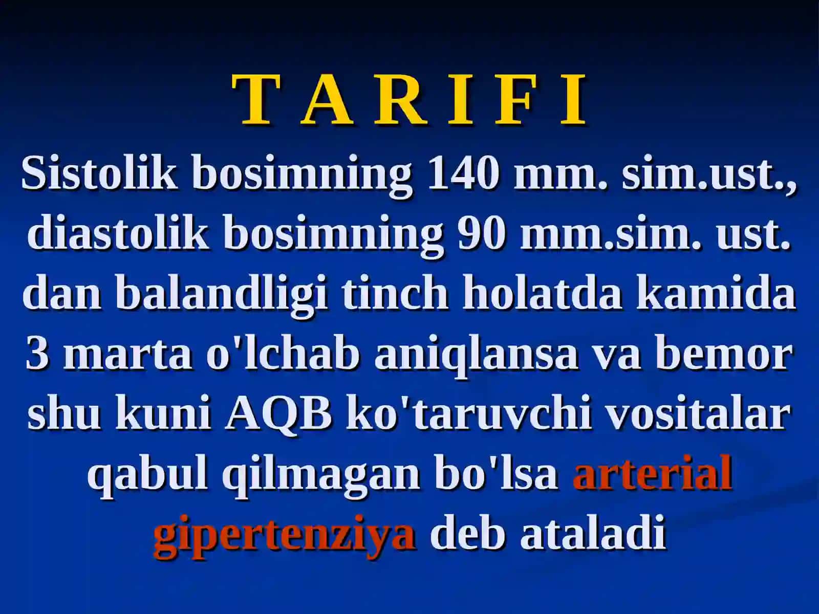 GIPERTONIYA KASALLIGI 2