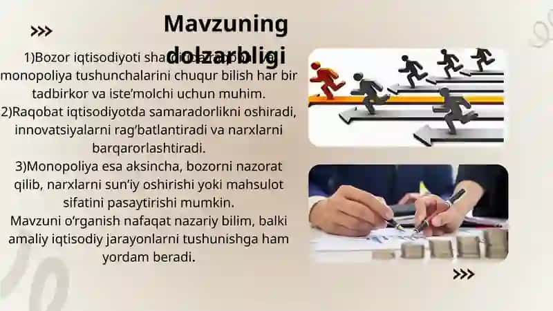 IQTISOD NAZARIYASI FANIDAN TAQDIMOT RAQOBAT VA MANAPOLIYA 2
