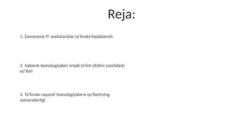 Zamonaviy ta'lim texnologiyalari 2