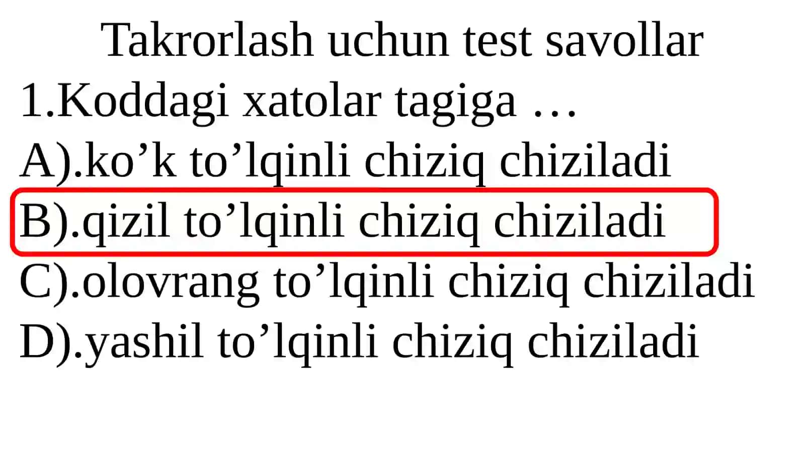 C# tilida umumlashtirish. 2