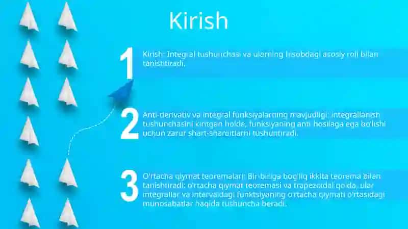Aniq Integralning Mavjudligi Va Integrallanuvchi Funksiyalar Sinfi 2