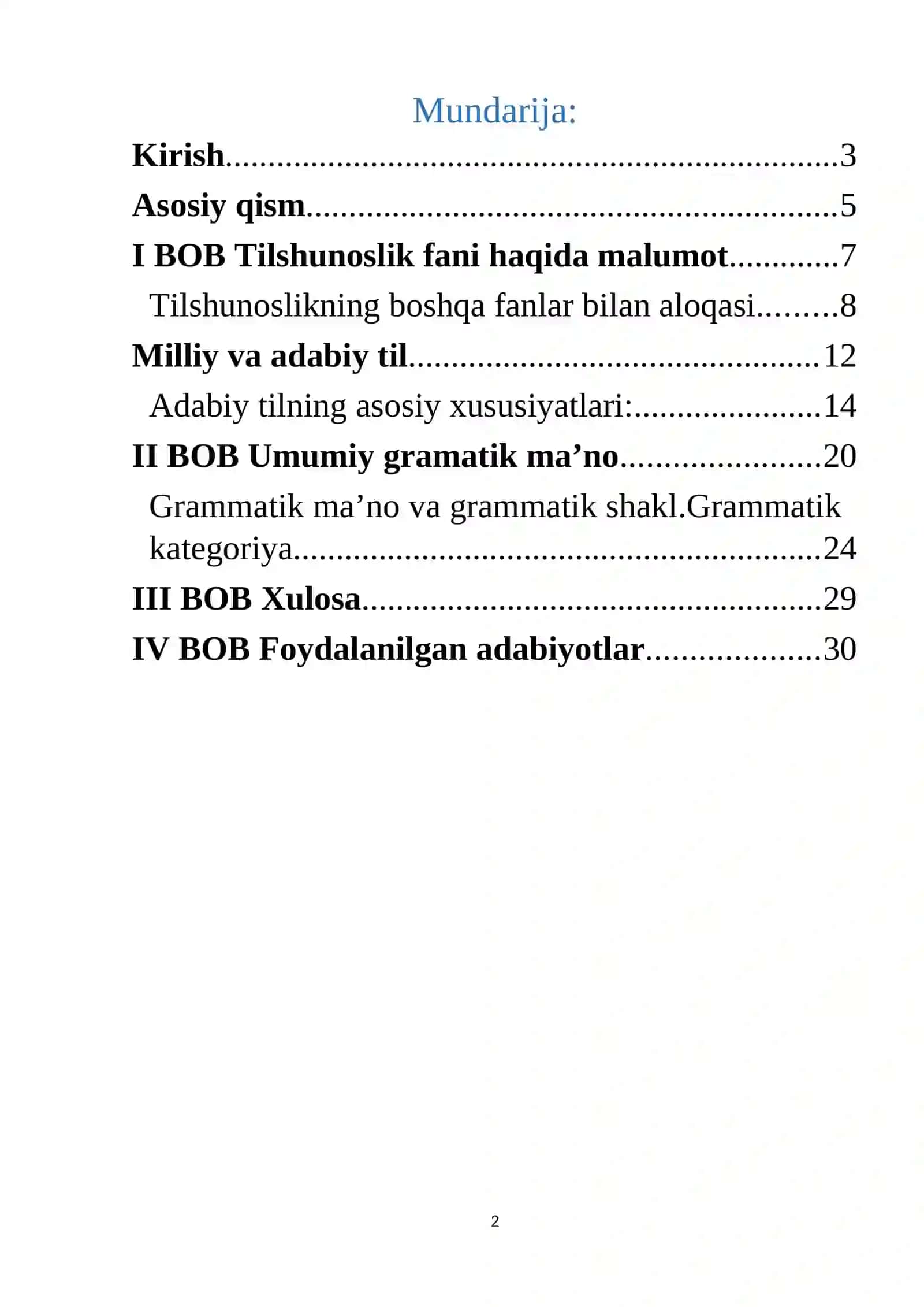 O’zbek tilshunosligida umumiy va xususiy gramatik ma’no tasnifi 2