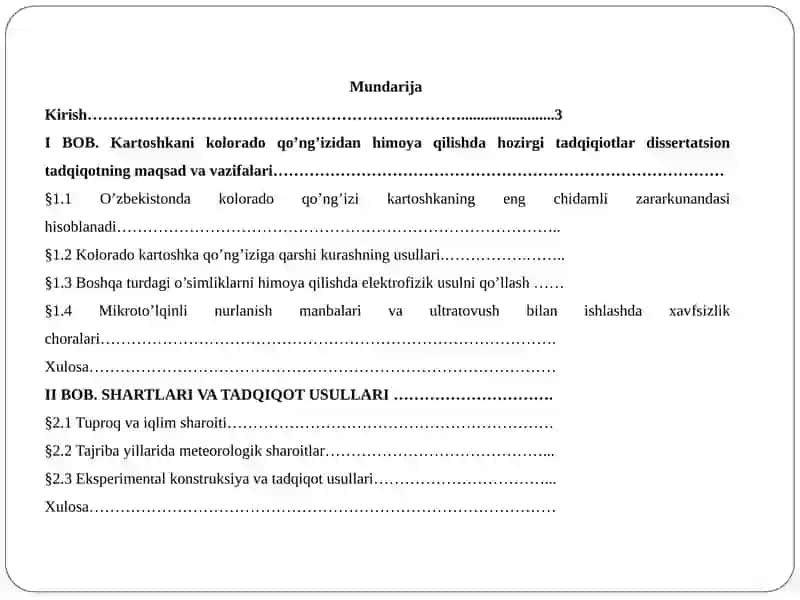 Poliz ekinlarini Kolorado qo'ng'izi zararidan himoya qilishda elektrofizik taʼsir 2