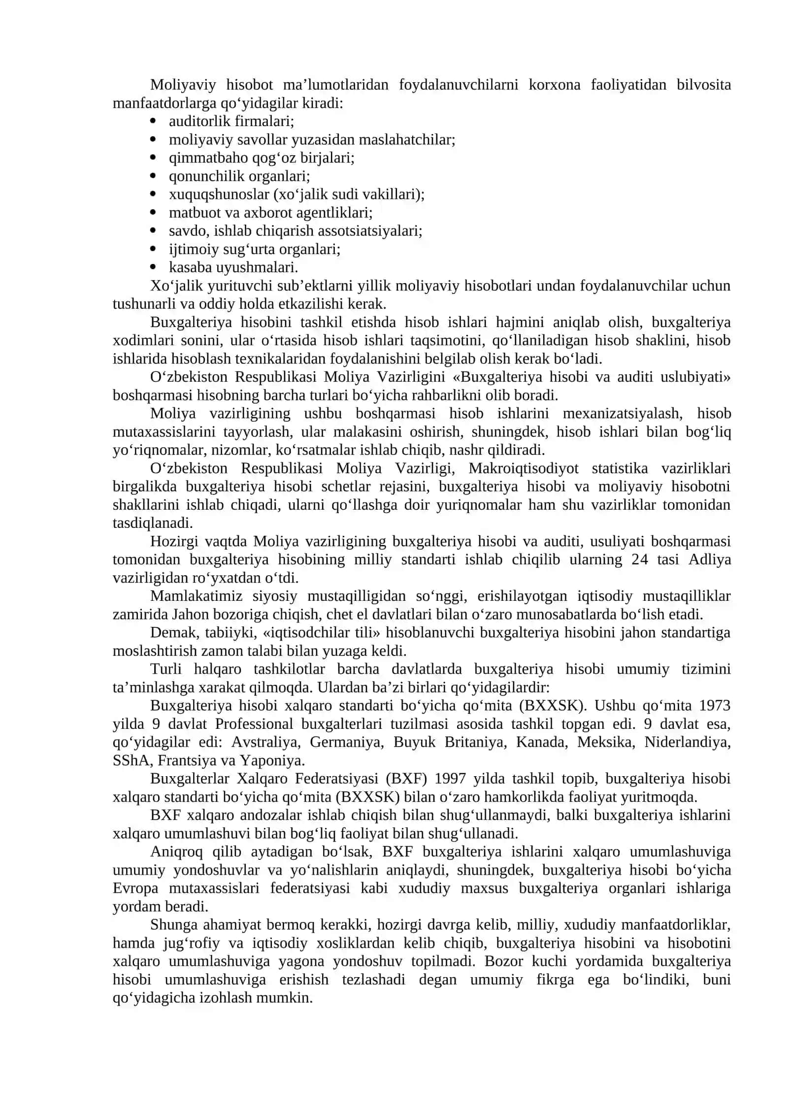 BUXGALTERIYA HISOBINI TASHKIL ETISH VA HISOB SIYOSATI 2