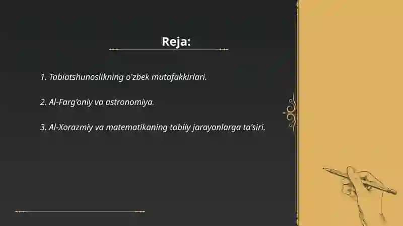 Tabiat bilan tanishtirishda mutafakkirlar merosidan foydalanish 2