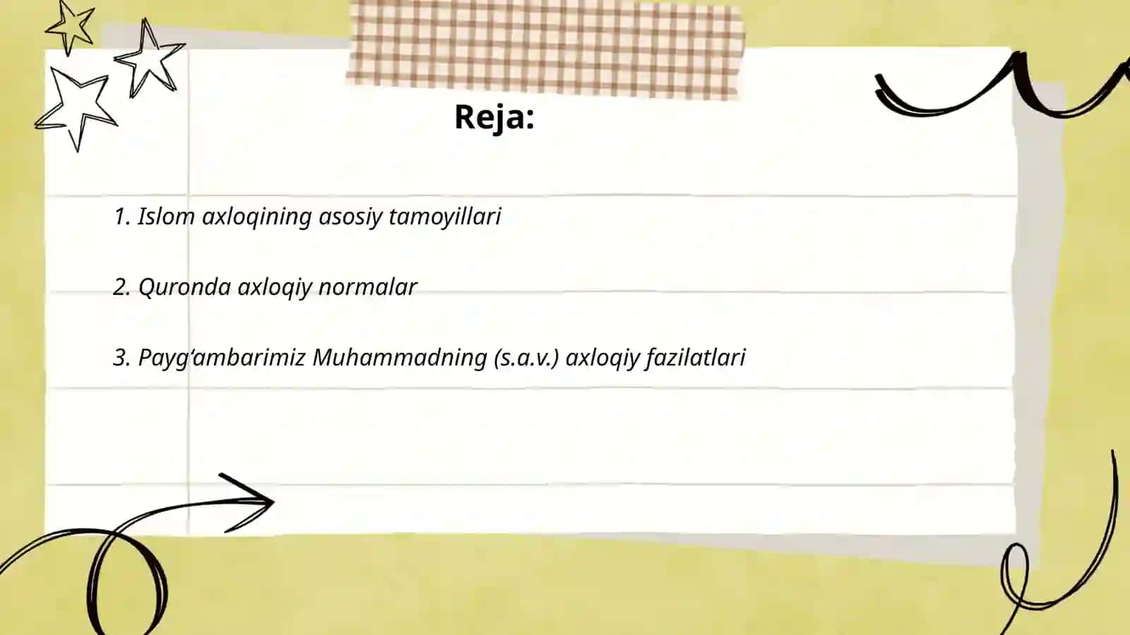 Islom Axloqi va Maʼnaviyati 2