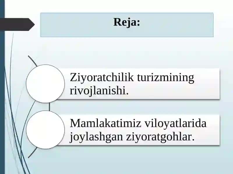 O`zbekistonning ziyoratchilik ekskursiyalar maskanlari 2