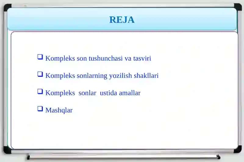MATEMATIKA FANINI O‘QITISH METODIKASI 2