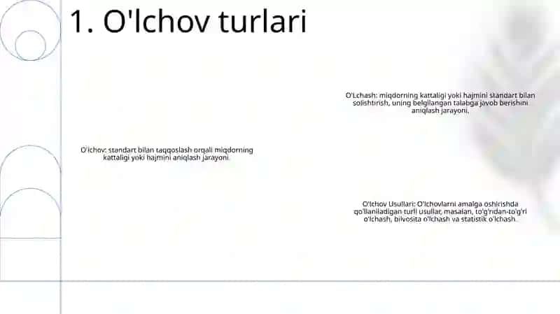 O'Lchash Turlari Va Usullari 2