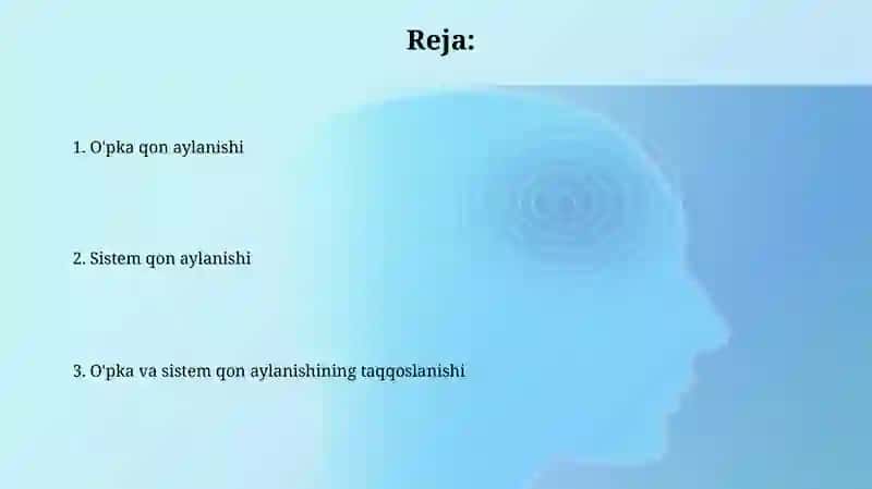 Sistem qon aylanishi 2