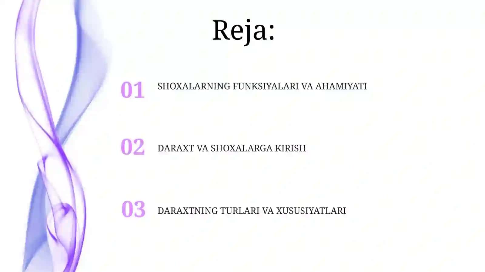 Introdutsent daraxt va butalar 2