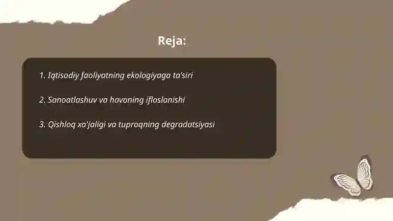 Atrof-muhit va inson salomatligiga iqtisodiy rivojlanishning ta'siri 2