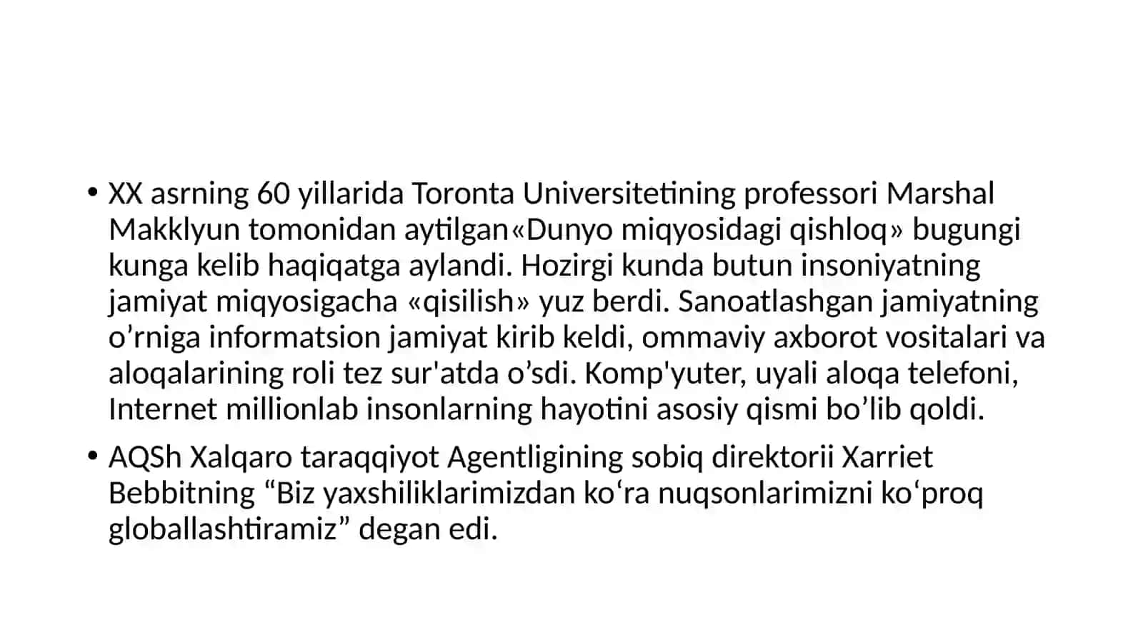 FUQAROLIK JAMIYATIGA O‘TISH ‑ AXBOROT TAJOVUZKORLIGIDAN HIMOYALANISHNING SAMARALISHAKLI 2