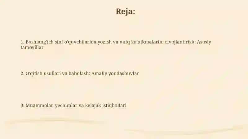 Boshlang'ich sinf o'quvchilarida yozish va og'zaki nutq qobiliyatlarini rivojlantirish 2