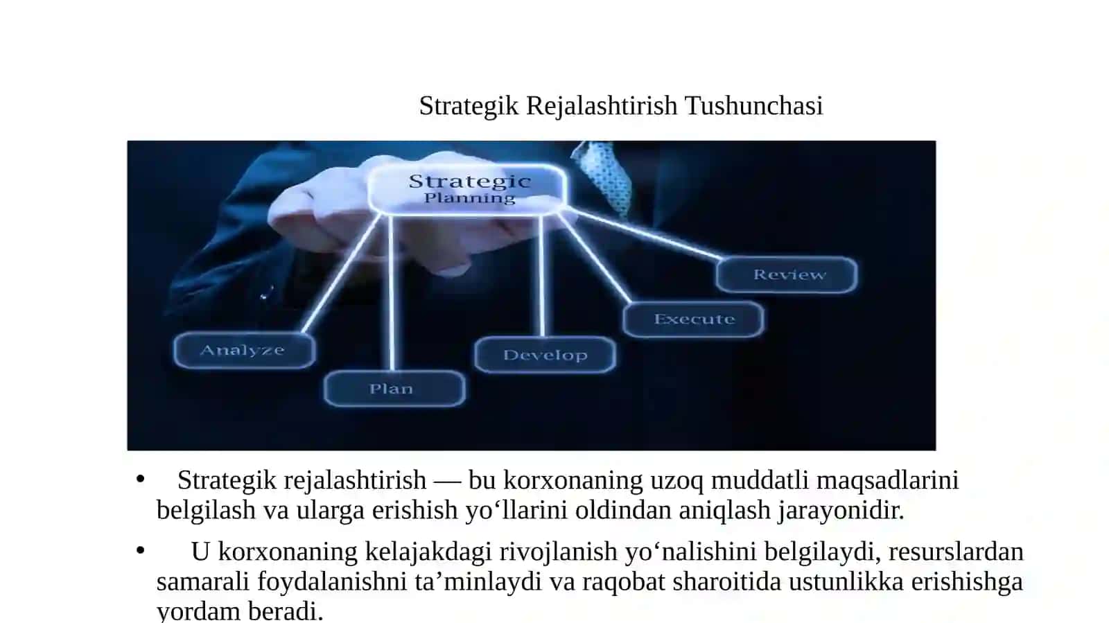TurizmKorxonalaridaStrategikRejalashtirish 2
