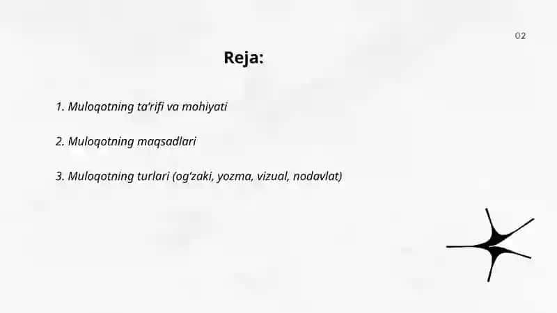 Muloqot haqida tushuncha 2