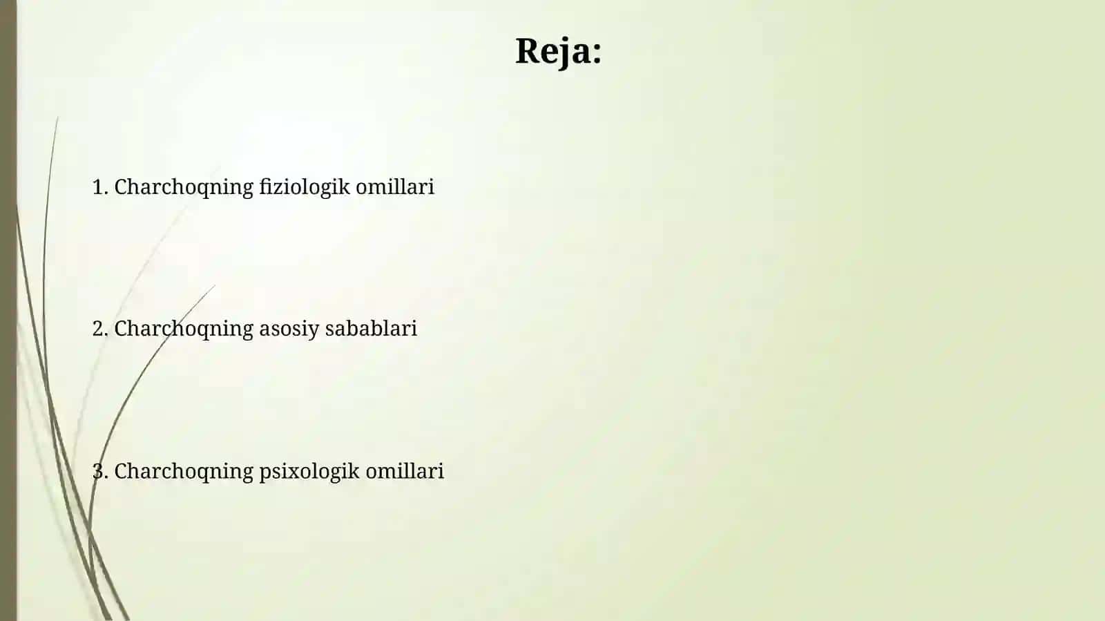 Charchoqni keltirib chiqaradigan omillar 2