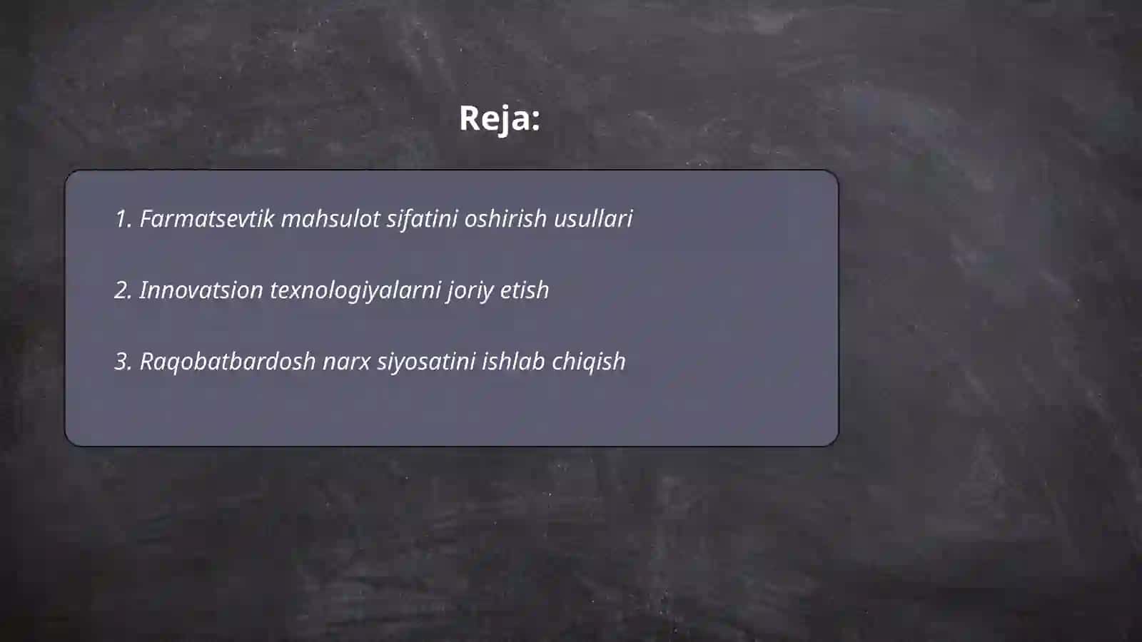 Farmatsevtik mahsulotning raqobatbardoshlikni oshirish usullari 2