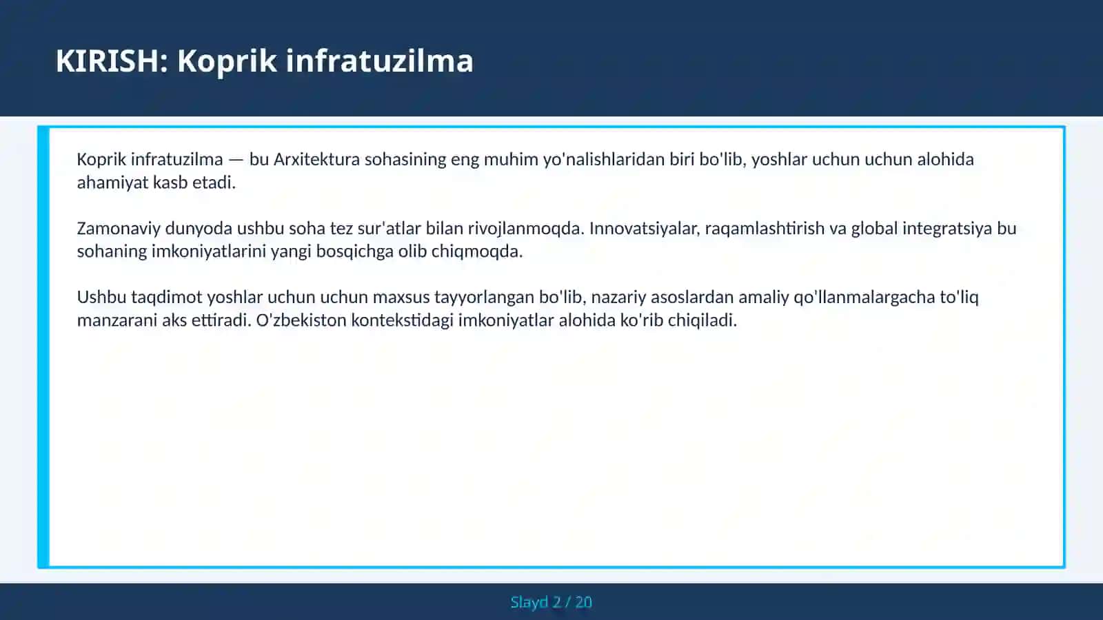 Koprik infratuzilma 2