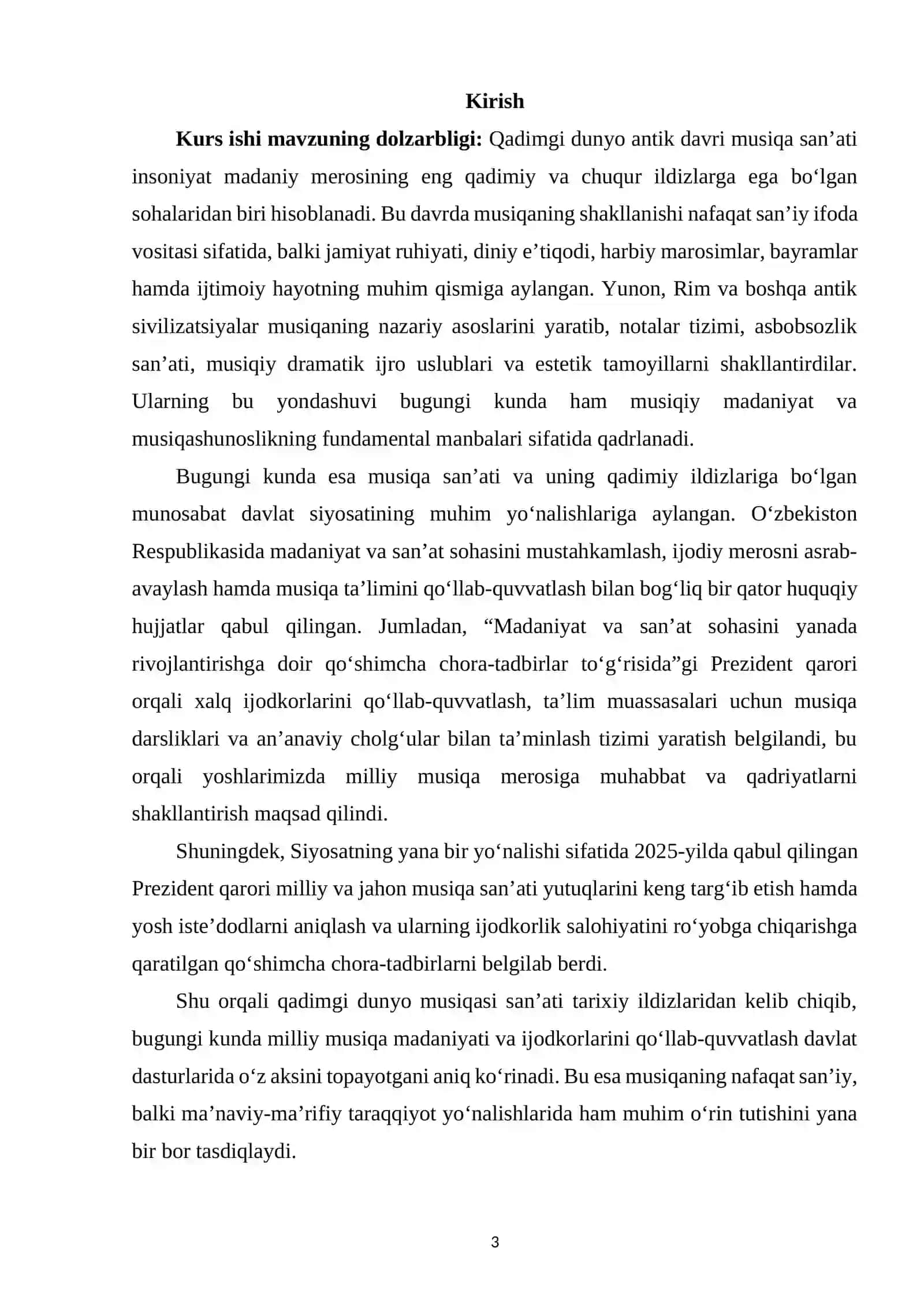 Qadimgi dunyo antik davri musiqa san’ati 2