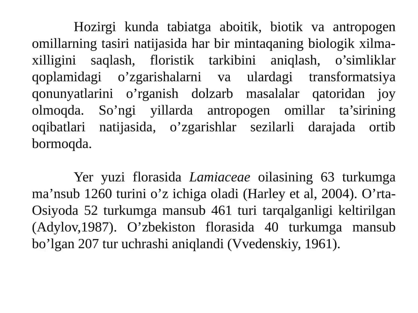 FARG’ONA VODIYSIDA TARQALGAN PHLOMOIDES MOENCH (LAMIACEAE) TURKUM TURLARI 2