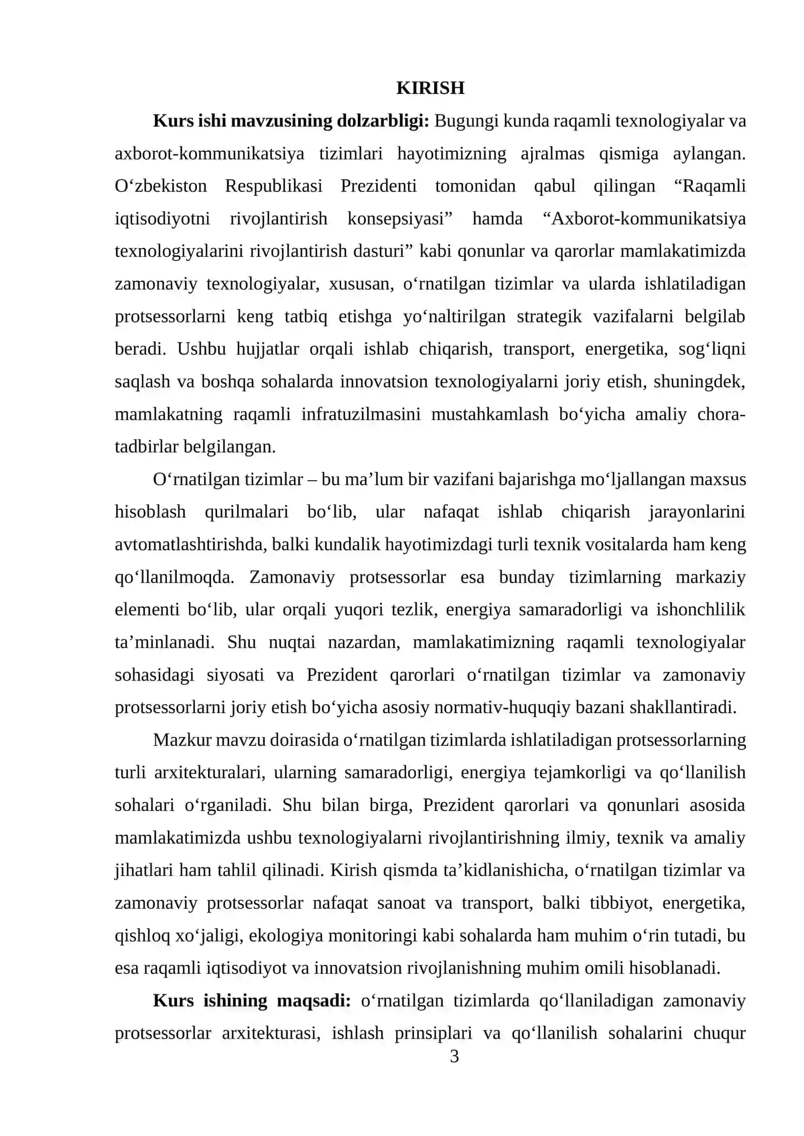 O‘rnatilgan tizimlarda qo‘llaniladigan zamonaviy protsessorlar 2