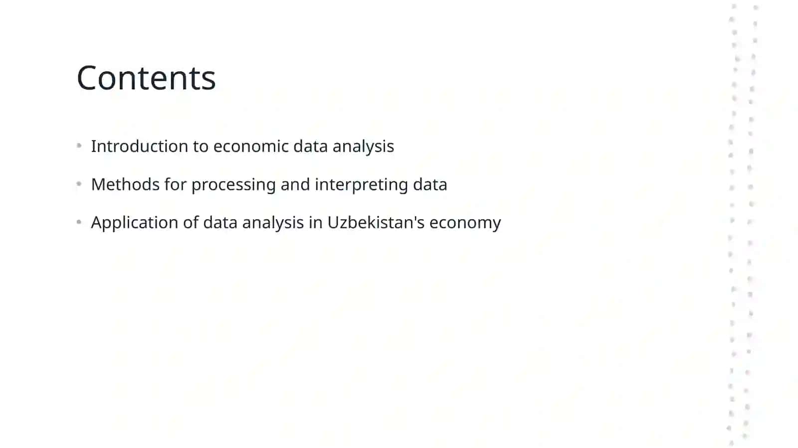 Analyzing economic data 2