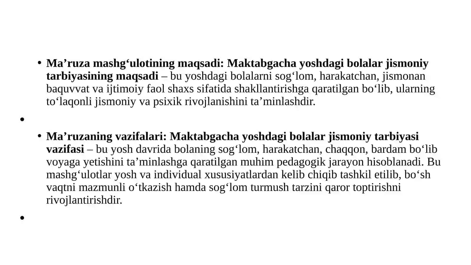 MAKTABGACHA YOSHIDAGI BOLALAR JISMONIY TARBIYASI 2